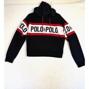 Polo By Ralph Lauren Double Knit Tech LSL KNT Women Size Large